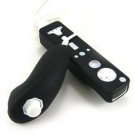 BLACK Skin Cover for Nintendo Wii Remote + Nunchuk