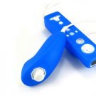 BLUE Skin Cover for Nintendo Wii Remote + Nunchuk