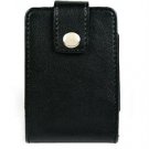 BLACK Melrose Leather Case for Creative Zen Small Wonder