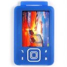 BLUE Silicone Skin Cover Case for Creative Zen Small Wonder