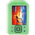 GREEN Silicone Skin Cover Case for Creative Zen Small Wonder