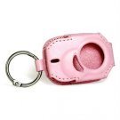 PINK Creative Zen Stone Premium Leather Case w/ Keychain Ring
