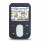 BLACK Silicone Skin Cover Case for Creative Zen Vision : M