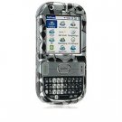 Crystal Shield Protector Case for Palm Centro - Black Skulls