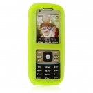 Soft Rubber Silicone Skin Cover Case for Samsung Rant M540 - Green
