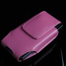 HOT PINK Magnetic Closure Belt Clip Holster Case Cover for HTC Touch Diamond