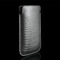 BLACK Premium Leather Slip-On Pouch Cover Case for HTC Touch Diamond