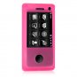Soft Rubber Silicone Skin Cover Case for HTC Fuze - Hot Pink