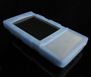 PREMIUM Soft Silicone Skin Case for HTC Touch Diamond - Baby Blue (GSM)
