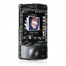 Hard Plastic Shield Protector Faceplate Case for HTC Touch Diamond (CDMA) - Black Zebra