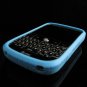 GeoDesign Soft Rubber Silicone Cover Case for BlackBerry Bold 9000 - Blue