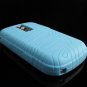 GeoDesign Soft Rubber Silicone Cover Case for BlackBerry Bold 9000 - Blue