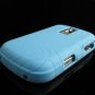 GeoDesign Soft Rubber Silicone Cover Case for BlackBerry Bold 9000 - Blue