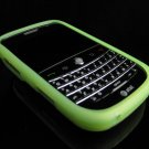 GeoDesign Soft Rubber Silicone Cover Case for BlackBerry Bold 9000 - Green
