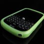 GeoDesign Soft Rubber Silicone Cover Case for BlackBerry Bold 9000 - Green