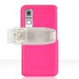 Hard Plastic Shield Cover Case for Samsung Behold T919 - Hot Pink
