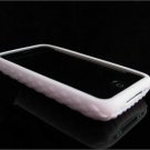 Premium High-Grade Textured Soft Rubber Silicone Skin Cover Case for Apple iPhone 3G - Pink