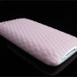 Premium High-Grade Textured Soft Rubber Silicone Skin Cover Case for Apple iPhone 3G - Pink