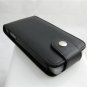 Vertical Leatherette Cover Case Pouch for Samsung Instinct M800 - Black