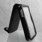Vertical Leatherette Cover Case Pouch for Samsung Instinct M800 - Black