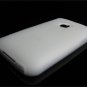Apple iPhone 3G Soft Silicone Rubber Ribbed Skin Case w/ Logo Cutout - WHITE