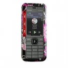 Hard Plastic Shield Protector Case w/ Belt Clip for NOKIA 5310 - Pink Butterfly