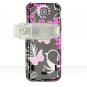 Hard Plastic Shield Protector Case w/ Belt Clip for NOKIA 5310 - Pink Butterfly