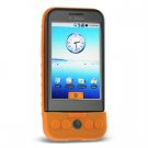 Soft Rubber Silicone Skin Cover Case for HTC Google G1- Orange