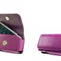 Apple iPhone Purple Noble Case w/ Removable Spring Clip & Swivel Clip