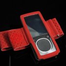Sports Gym Exercise Workout Armband for Microsoft Zune 4GB / 8GB - Red