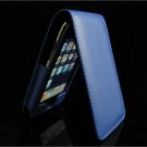 Vertical Leather Case for Apple iTouch 2 - Blue