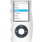 Handi-Grip Soft Rubber Silicone Skin Cover for Apple iPod Nano 4th Gen Chromatic - Clear