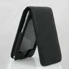 Vertical Leather Case for Apple iTouch 2 - Black