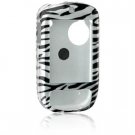 Hard Plastic Design Cover Case for HTC Touch (CDMA) - Silver Zebra