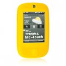 Silicone Skin Cover Case for HTC Touch (CMDA) - Yellow