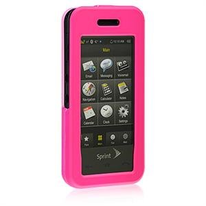 Hard Plastic Shield Protector Faceplate Case for Samsung Instinct M800 - Hot Pink