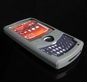 PREMIUM High-Quality Soft Silicone Skin Cover for Samsung Saga i770 - Dark Gray