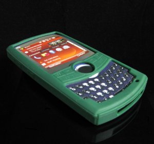 PREMIUM High-Quality Soft Silicone Skin Cover for Samsung Saga i770 - Forest Green