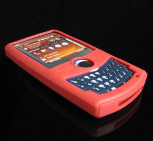 PREMIUM High-Quality Soft Silicone Skin Cover for Samsung Saga i770 - Ruby Red