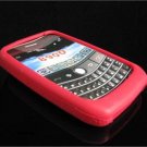 PREMIUM High-Quality Soft Silicone Skin Cover for BlackBerry Curve (JAVELIN) 8900 - Ruby Red