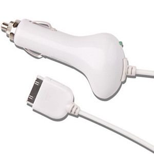 Car Charger for Apple iPhone 3g - WHITE