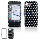 Hard Plastic Design Cover Case for Samsung Eternity A867 - Polka Dots