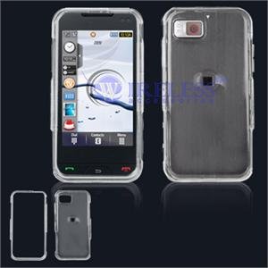Hard Plastic Shield Cover Case for Samsung Eternity A867 - Transparent Clear