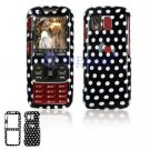 Hard Plastic Design Cover Case for Samsung Rant M540 - Polka Dots