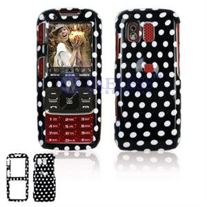 Hard Plastic Design Cover Case for Samsung Rant M540 - Polka Dots