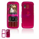 Hard Plastic Shield Cover Case for Samsung Rant M540 - Rose Pink