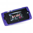 Soft Rubber Silicone Skin Cover Case for Sidekick 2008 - Purple