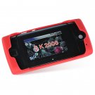 Soft Rubber Silicone Skin Cover Case for Sidekick 2008 - Red