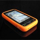 PREMIUM High-Quality Soft Silicone Skin Cover for Samsung Eternity A867 - Orange