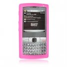Soft Rubber Silicone Skin Cover Case for Samsung Epix i907 - Hot Pink